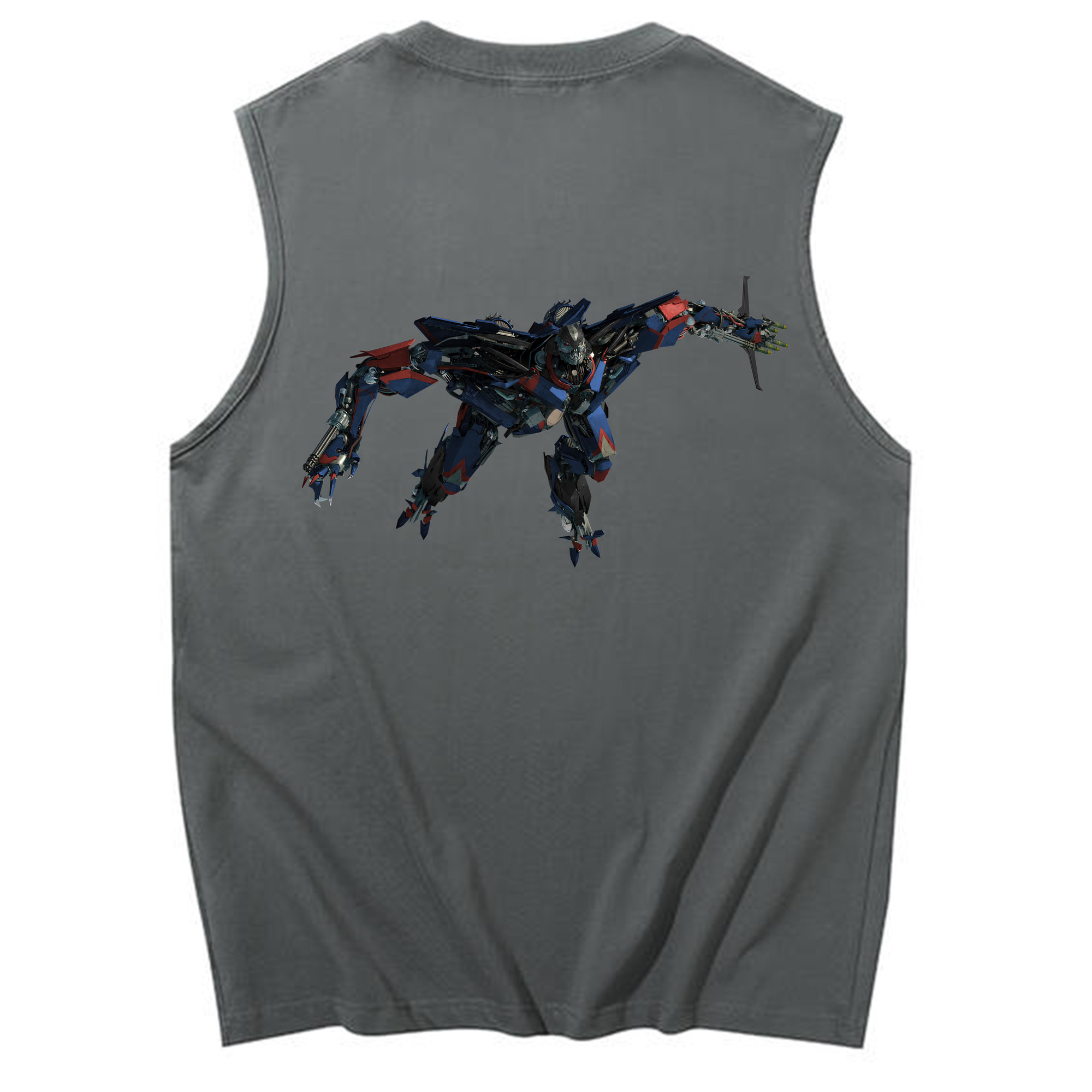 （画像用） Transformers トランスフォーマー コットン100％タンクトップ（背面プリント）